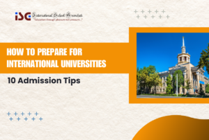 how to prepare for international universities