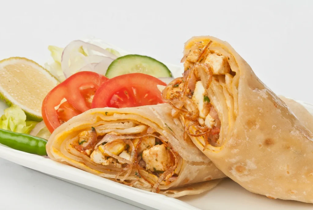 Chapati Roll with Paneer